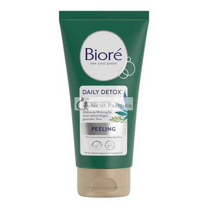 BIORÉ Napi Detox Peeling Bio-Kannabis Sativa Magolajjal, 125ml