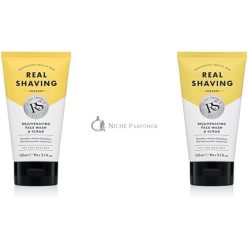  The Real Shaving Company Verjüngende Gesichtswaschung und Peeling 180g