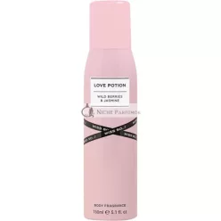   Miss So...? Damen Liebeselixier Wilde Beeren und Jasmin Körperspray, 150ml