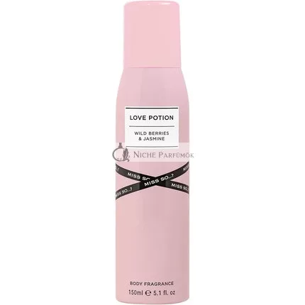 Miss So...? Damen Liebeselixier Wilde Beeren und Jasmin Körperspray, 150ml
