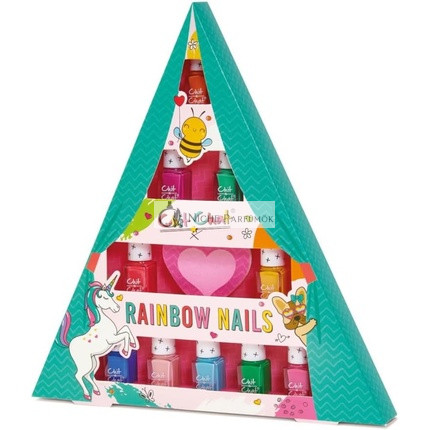 Chit Chat Regenbogen Nagelmalset für Kinder - Pediküre und Maniküre Zuhause