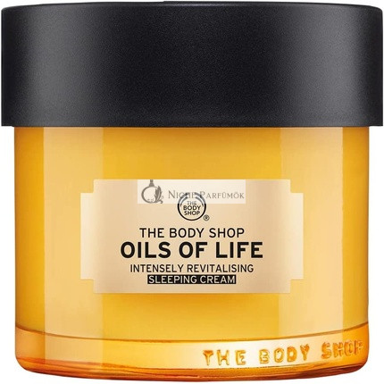 The Body Shop Oils Of Life Intenzíven Megújító Alvó Krém, 80g