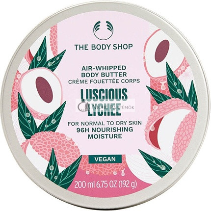 The Body Shop Lédús Lychee Levegőbe Habosított Testvaj Normál és Száraz Bőrre, 200g