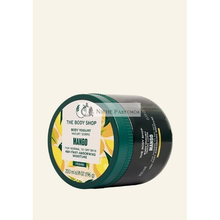 The Body Shop Mango Joghurt Leichte Feuchtigkeitscreme für Normale bis Trockene Haut, 196ml