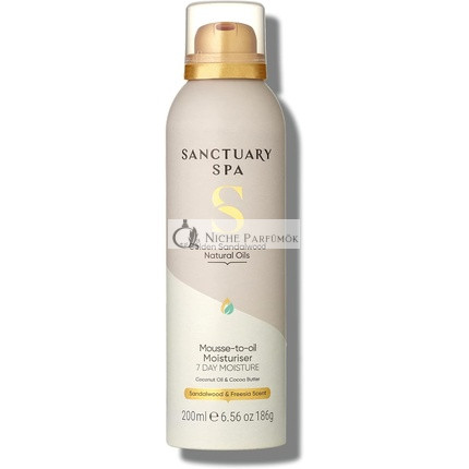 Sanctuary Spa Arany Szantál Mousse Olaj Hidratáló