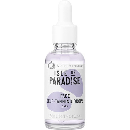 Isle of Paradise Selbstbräunende Gesichtstropfen Dunkel 30ml