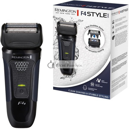 Remington Elektrischer Rasierer Nass- und Trockenrasur 100% wasserdichter Folienrasierer F4 mit Komfort-Detailtrimmer + 3-Tage-Bart Styler Zubehör/F4002 Rasierer F4