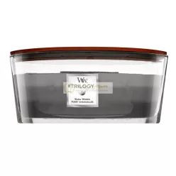 Woodwick Trilogy Warm Woods illatos gyertya 453,6 g