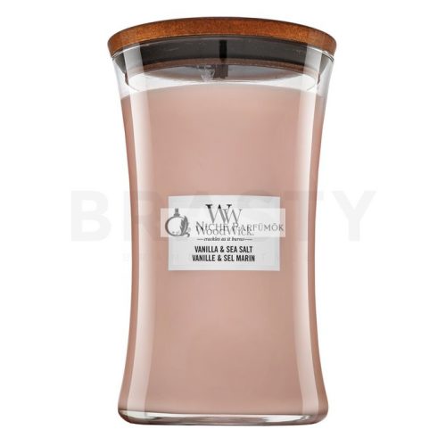 Woodwick Vanilla & Sea Salt illatos gyertya 610 g