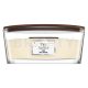 Woodwick Linen illatos gyertya 453,6 g