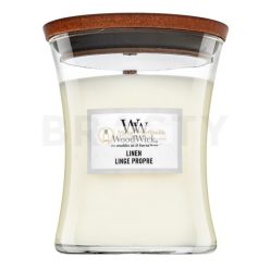Woodwick Linen illatos gyertya 275 g