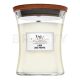 Woodwick Linen illatos gyertya 275 g