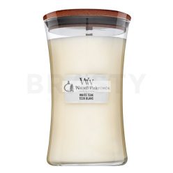 Woodwick White Teak illatos gyertya 610 g