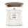 Woodwick White Teak illatos gyertya 85 g