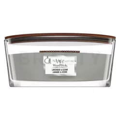 Woodwick Lavender & Cedar illatos gyertya 453,6 g