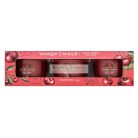 Yankee Candle Black Cherry fogadalmi gyertya 3 x 37 g