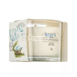 Yankee Candle Clean Cotton fogadalmi gyertya 37 g