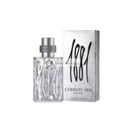 Nino Cerruti 1881 Silver Eau De Toilette Herren Spray, 50ml