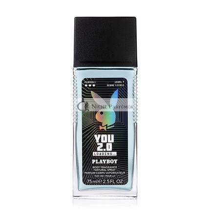 Playboy YOU 2.0 Loading Természetes Testillat Spray Férfiaknak
