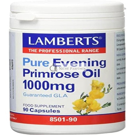 Lamberts Reines Nachtkerzenöl, 1000mg, 90 Kapseln