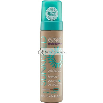 Sunkissed Öntapadó Napbarnító Hab Ultra Sötét, 200ml, 95% Természetes