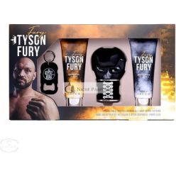   Tyson Fury Geschenkset, 100 ml EDT, Duschgel, Körperlotion, Schlüsselanhänger