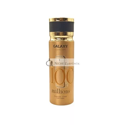 Galaxy Plus Concept 100 Millions Parfüm Spray für Herren, 200 ml