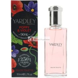Yardley London Poppy and Violet Eau de Toilette, 50ml