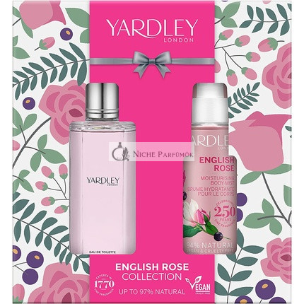 Yardley London English Rose Edt & Mist Set Ajándékdoboz - Nőknek