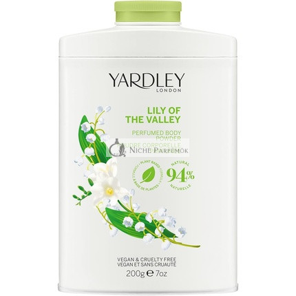 Yardley London Maiglöckchen Parfümierte Körperpuder 200g