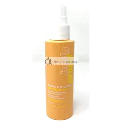 Body Proud Serve The Glow Trockenöl für den Körper, Spritzige Zitrusfrüchte & Tonka, 120 ml