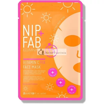 Nip + Fab Vitamin C Fix Gesichtsmaske mit Kokoswasser und Zitrusfrüchtextrakt, 24ml