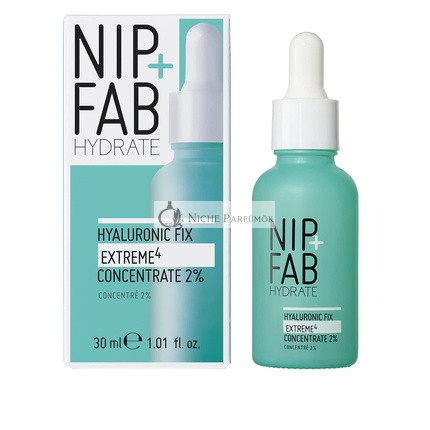Nip + Fab Hyaluronic Fix Extreme 4 2% Koncentrált Napi Cseppek az Arcbőrre, 30ml