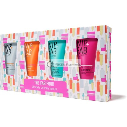 Nip + Fab Fab Négy Ajándékcsomag a Legkeresettebb Glykolikus Peelinggel és C-vitaminnal