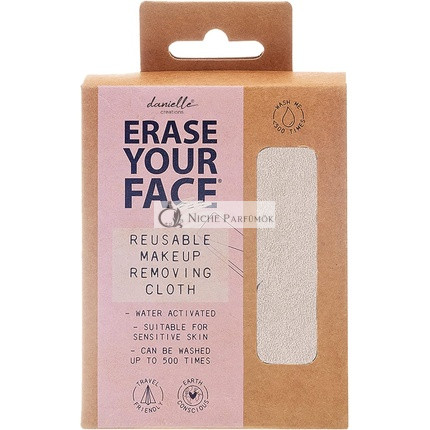 Danielle Creations Erase Your Face Környezetbarát Újrahasználható Sminklemosó Kendő - Nude