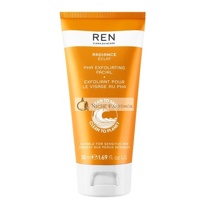 REN Clean Skincare PHA Polihidroxi Savas Hámlasztó Arclemosó, 120ml