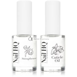   Nail HQ Erősítő és Kutikula Olaj Duó Készlet - körmök és kutikulák számára