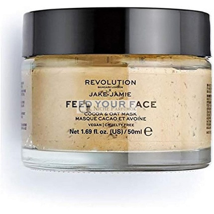 Revolution Skincare London Jake Jamie Kakaó & Zabliszt Hidratáló Arcpakolás, 50ml