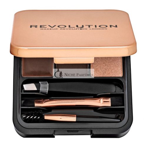 Makeup Revolution Brow Sculpt Kit - Dark Palette zum schminken der Augenbrauen