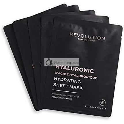 Revolution Skincare Biodegradálható Hidratáló Hialuronsav Arcmaska - 5 db
