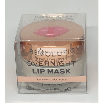 Makeup Revolution Dream Kiss Nacht Lippenbalsam Maske Cravin' Coconuts