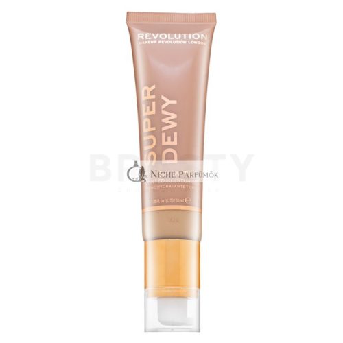 Makeup Revolution Super Dewy Skin Tint Moisturizer - Fair tonisierende Feuchtigkeitsemulsion 55 ml