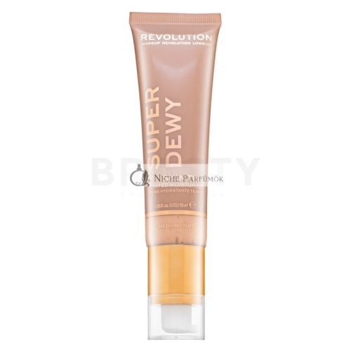 Makeup Revolution Super Dewy Skin Tint Moisturizer - Medium Light tonisierende Feuchtigkeitsemulsion 55 ml