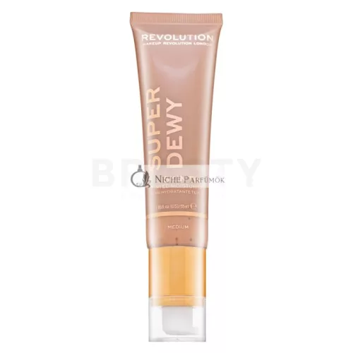 Makeup Revolution Super Dewy Skin Tint Moisturizer - Medium tonisierende Feuchtigkeitsemulsion 55 ml