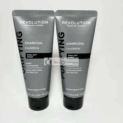 Revolution DUO Aktivkohle Peel-Off Porenreinigungsmaske Vollgröße - 100 g