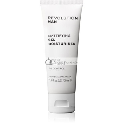 Revolution Mattifying Light Moisturizing Cream-Gel - Zsíros Bőrre, 75ml