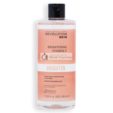 Revolution Skincare London Vitamin C Brightening Micellar Water Sminklemosó Tisztító Formula, 400ml