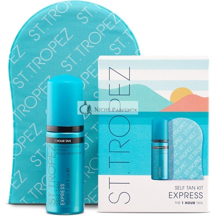 St.Tropez Önbarázdás Expressz Kezdőcsomag Expressz Habbal 50ml és Alkalmazó Kesztyűvel