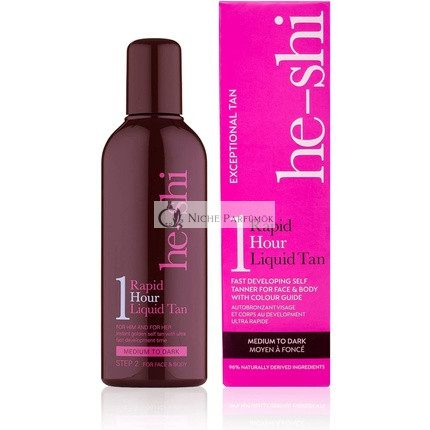 He-Shi Rapid 1-Stunden Flüssiger Selbstbräuner, 150ml