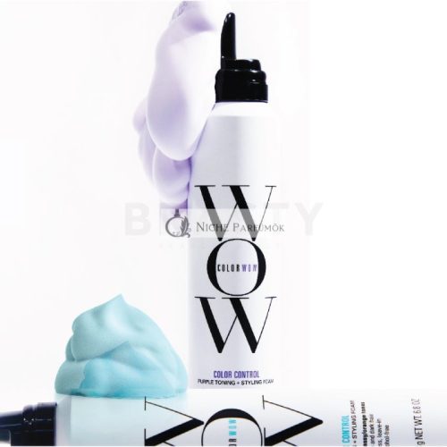 Color Wow Color Control Purple Toning + Styling Foam tonizáló hab szőke hajra 200 ml